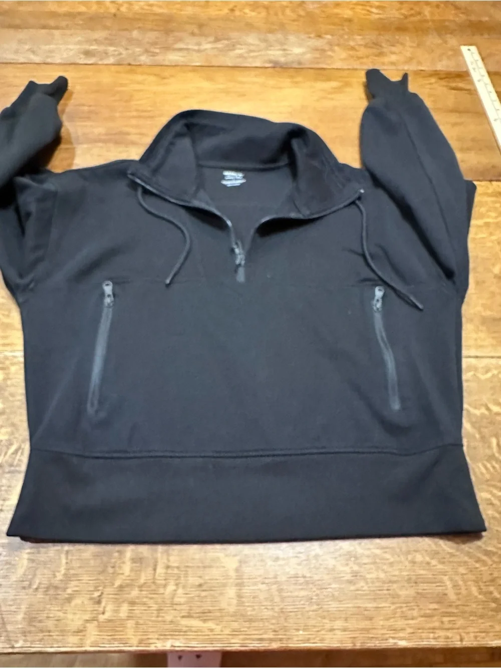 Old Navy Active Dynamic fleece sz large  women’s Black Zip-Up Mock Neck